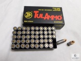 50 rounds Tulammo 9mm ammo. 115 grain FMJ