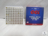 100 count sleeves of CCI small rifle primer. No.400