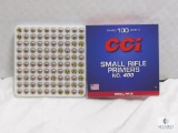 100 count sleeves of CCI small rifle primer. No.400