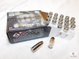 20 rounds Federal Premium Self Defense 9mm ammo. 124 grain jacketed hollow point.