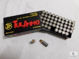 50 rounds Tulammo 9mm ammo. 115 grain FMJ.