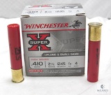 25 rounds Winchester .410 gauge shotgun shells. 2 1/2