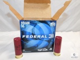 25 rounds Federal Top Gun .12 gauge shotgun shells. 2 3/4