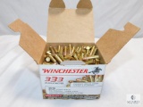 333 rounds Winchester 22 long rifle ammo. 36 grain copper plated hollow point. 1280FPS.