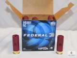 25 Rounds Federal Top Gun 12 Gauge Shotgun Shells 2-3/4