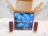 25 Rounds Federal Top 12 Gauge Shotgun Shells 2-3/4