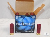 25 Rounds Federal Top 12 Gauge Shotgun Shells 2-3/4