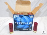 25 Rounds Federal Top 12 Gauge Shotgun Shells 2-3/4