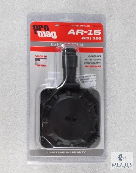 New ProMag AR-15 .223 / 5.56 Drum Magazine 65 Round Capacity