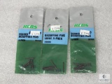 Lot of 3 RCBS Headed Decapping Pins 5 Packs (1) Size large