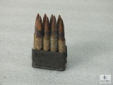 8 Rounds .30-06 Ammo in Enbloc Clip for M1 Garand