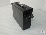 Metal Ammo Can - painted Black