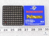 100 Count Winchester Large Rifle Primers for Standard Rifle Loads WLR