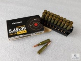 20 Rounds Monarch 5.45x39 Steel Case 60 Grain FMJ BT Ammo