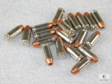 20 Rounds .40 S&W 165 Grain FMJ Hollow Point Ammo (possible reloads)