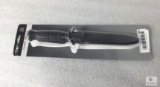 New Glock Field Knife - Grey with Saw & Sheath with Belt Clip