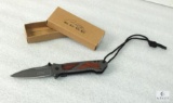 New Rite Edge Tactical Survival Folder Knife with Belt Clip