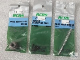 New RCBS Case Neck Brush, Headed Decapping Pins, & Shell Holder #04