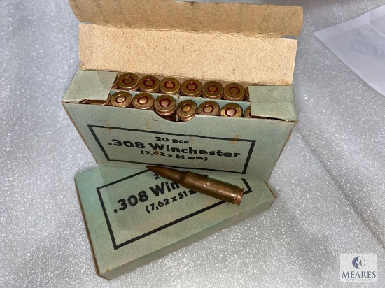 40 Rounds .308 Winchester 7.62 x 51 Brass Case