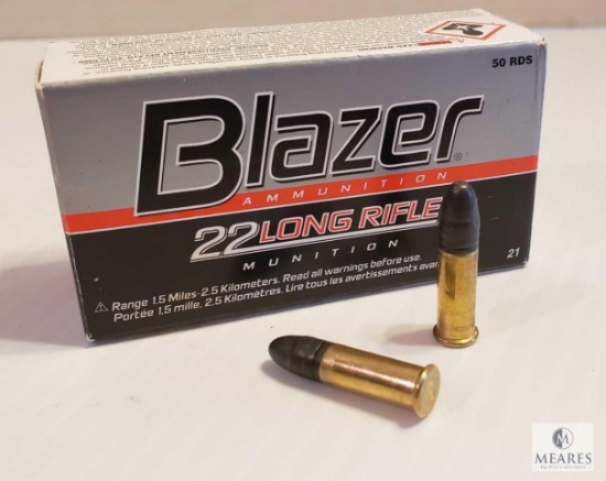 50 Rounds Blazer .22 LR 40 Grain Ammo