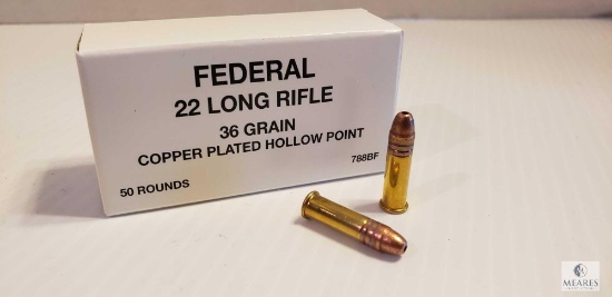50 Rounds Federal .22 LR 36 Grain CPHP Ammo