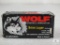 50 rounds Wolf 9mm ammo. 115 grain FMJ.