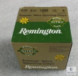 25 rounds Remington Premier Nitro .410 gauge shotgun shells. 2 1/2