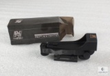 New NcStar red dot reflex scope with weaver mount. Great for rifle, pistol, or shotgun.