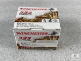 333 rounds Winchester .22 long rifle ammo. 36 grain hollow point copper plated. 1280 FPS