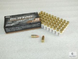 50 rounds CCI Blazer 9mm ammo. 115 grain FMJ