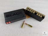 20 rounds Hornady Black 6mm ARC ammo. 105 grain boat tail hollow point