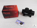 New Optima 30mm red dot scope with Weaver mount