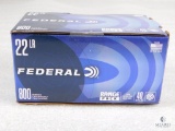 800 rounds federal .22 long rifle ammo