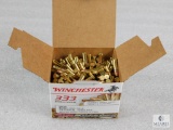 333 rounds Winchester .22 long rifle ammo. 36 grain hollow point copper plated. 1280 FPS