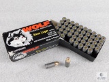 50 Rounds Wolf 9mm Ammo. 115 Grain FMJ