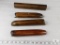 Lot of 4 Assorted Wood Foregrips