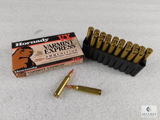 20 Rounds Hornady Varmint Express .223 REM 55 Grain Ammo