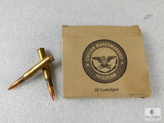 20 Rounds Talon Civilian Marksmanship .30-06 Springfield FMJ Ball Ammo