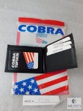 New Cobra Tuffskin CT-70 Leather Wallet and Shield / Badge Holder