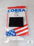 New Cobra Tuffskin Leather Button Bi-Fold Wallet & Badge / ID Holder