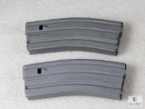 Lot of 2 Kay Industries 30 Round M16 / AR15 Magazines 5.56mm