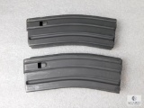 Lot of 2 Kay Industries 30 Round M16 / AR15 Magazines 5.56mm