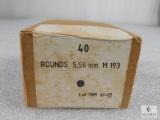 40 Rounds FNM 5.56mm M193 55 Grain FMJ Ammo