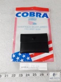 New Cobra Tuffskin Leather ID & Shield Case Snap Closure Bi-fold Holder CT-03