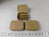 Lot of 3 Israeli Army Cleaning Kit Cases (Empty, Plastic)