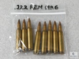 8 Rounds .222 REM Mag Ammo