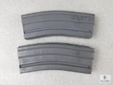 Lot of 2 Kay Industries 30 Round M16 / AR15 Magazines 5.56mm
