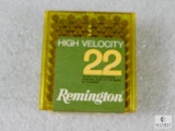 100 Rounds Remington .22 LR High Velocity Solid Bullet Ammo