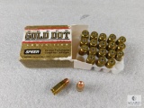 20 Rounds Speer Gold Dot .357 SIG 125 Grain GDHP Self Defense Ammo