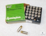 25 Rounds Remington 9mm Luger 124 Grain Brass Jacketed Hollow Point Ammo